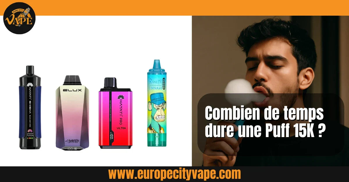 Hoe Lang Gaat Een 15K Puffs Vape Mee? Volledig Gids 2025