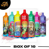 RAndM Tornado 9000 puffs box of 10