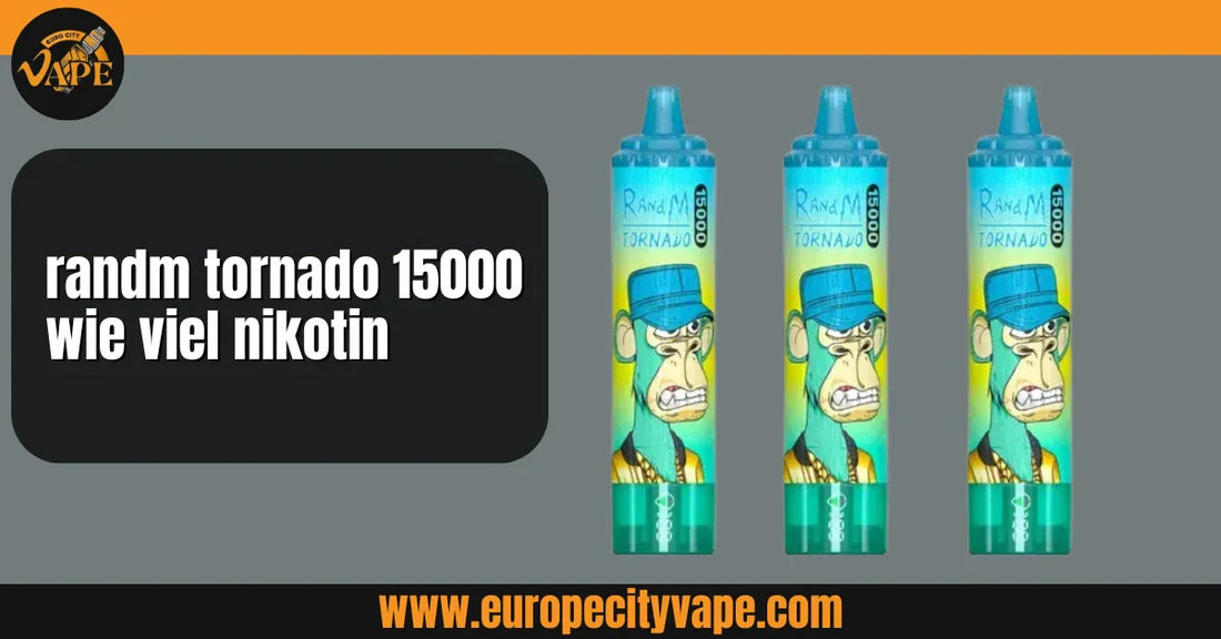 RandM Tornado 15000: Nicotine Opties & Duurzaamheid RandM Tornado 15000: Nicotine Opties & Duurzaamheid