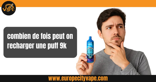combien de fois peut on recharger une puff 9k