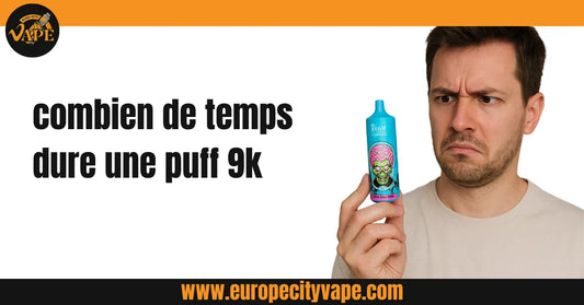 combien de temps dure une puff 9k