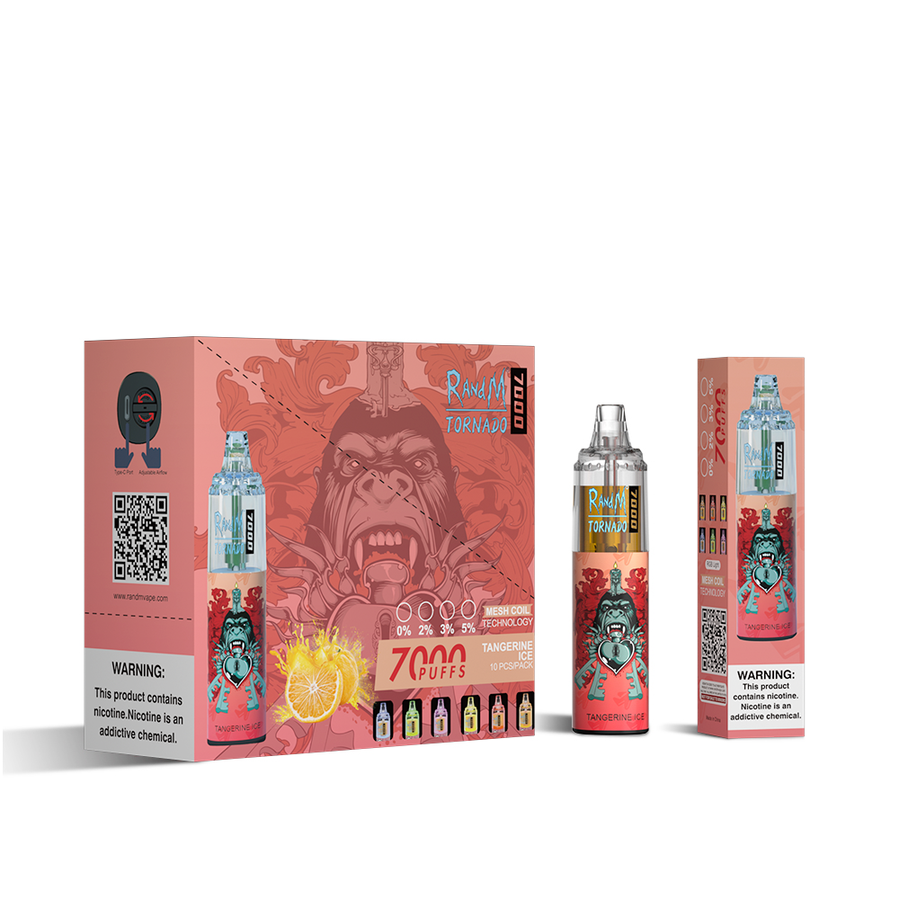 RAndM Tornado 7000 Puffs Wegwerp Vape (Doos van 10)