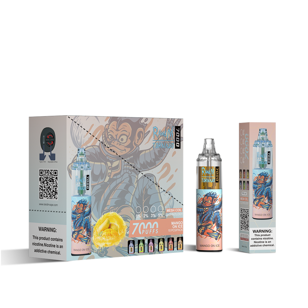 RAndM Tornado 7000 Puffs Wegwerp Vape (Doos van 10)