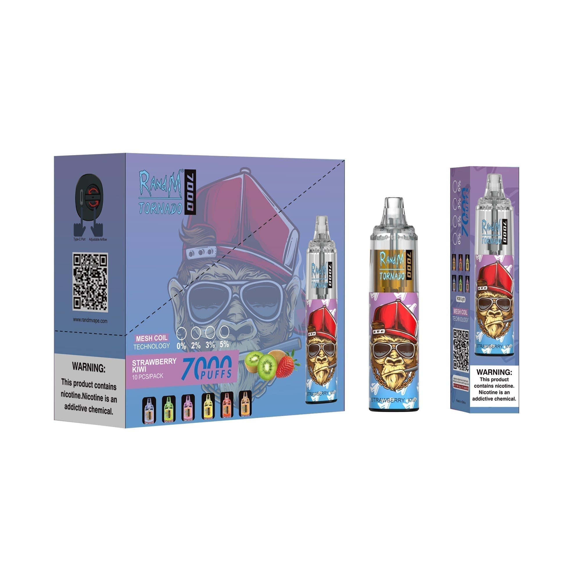 RAndM Tornado 7000 Puffs Wegwerp Vape