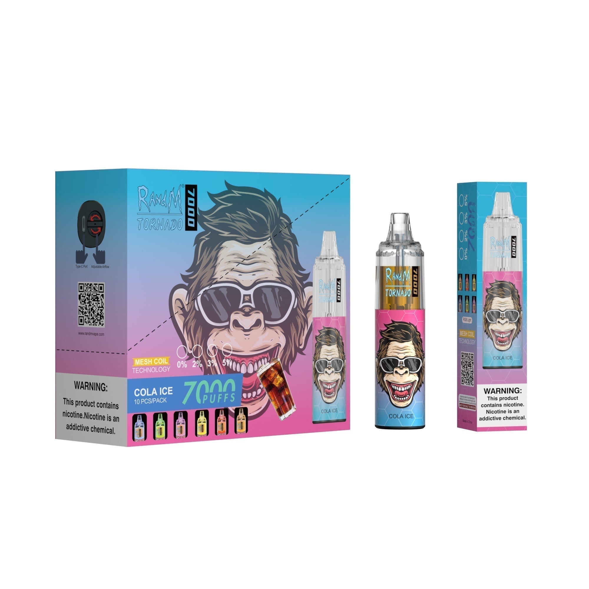 RAndM Tornado 7000 Puffs Wegwerp Vape