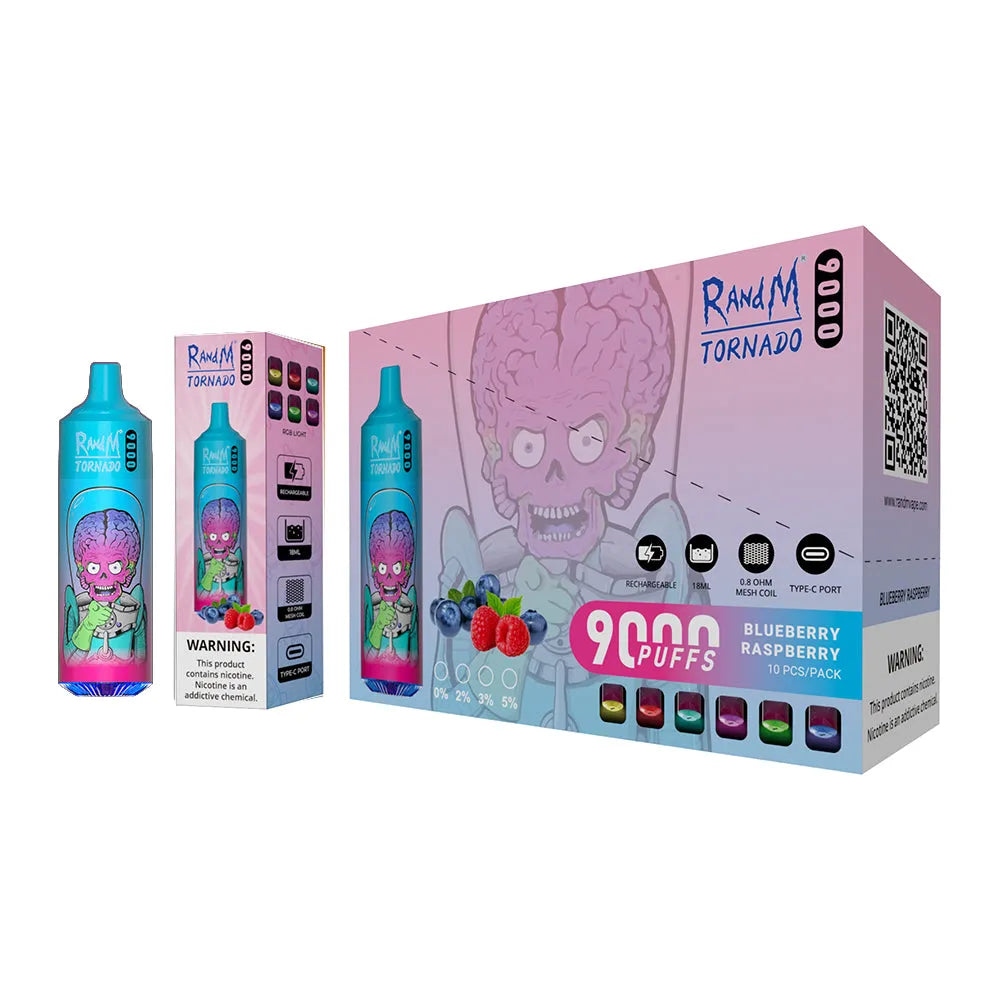 Blue berry Raspberry Randm Tornado 9000 