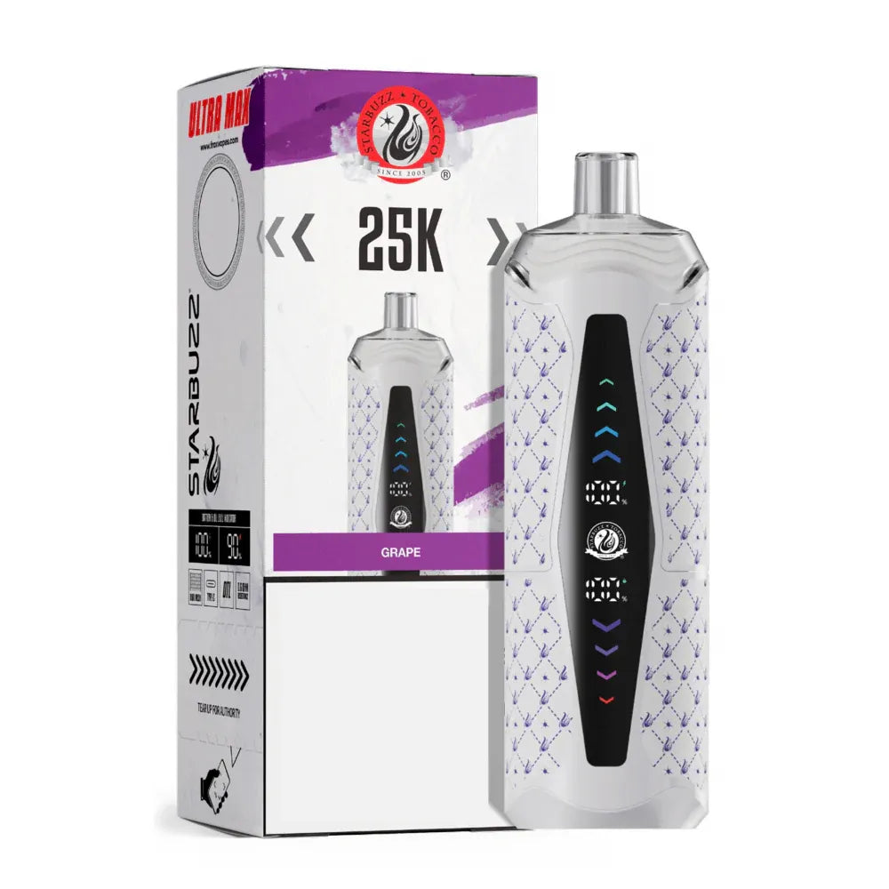 Starbuzz Ultra Max 25k Puffs Disposable Vape (Box of 10)