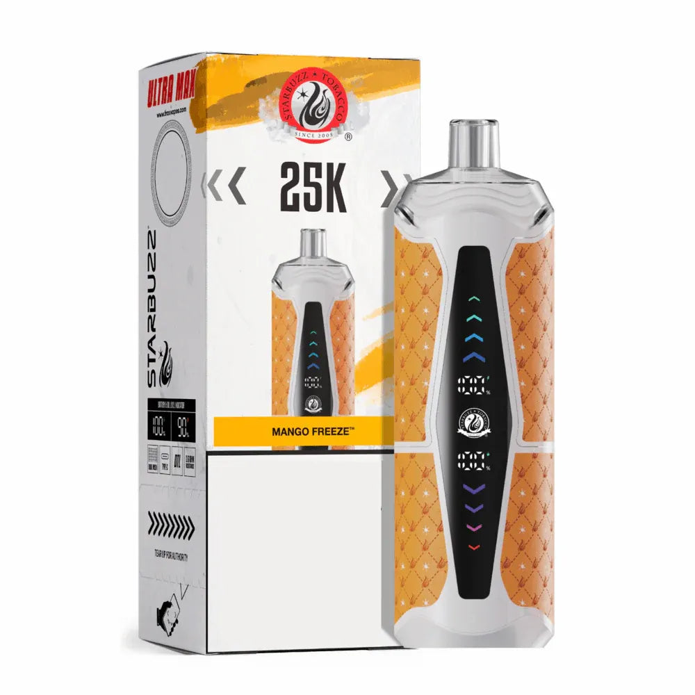 Starbuzz Ultra Max 25k Puffs Disposable Vape (Box of 10)