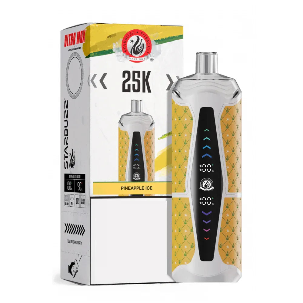 Starbuzz Ultra Max 25k Puffs Disposable Vape (Box of 10)
