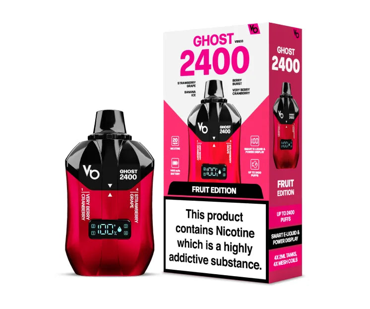 Ghost 2400 Puffs Disposable Vape (Box of 5)