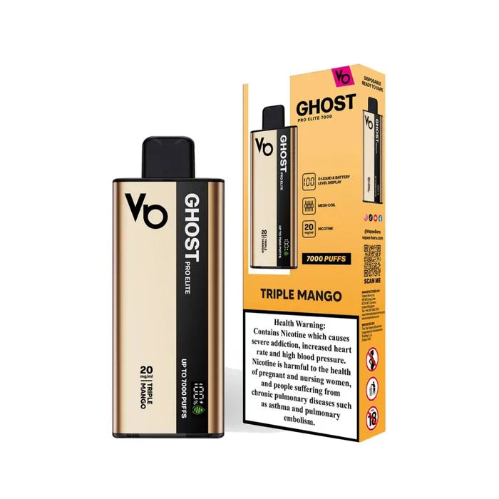 Ghost Pro Elite 7000 Puffs Dsiposable Vape (Doos van 10)
