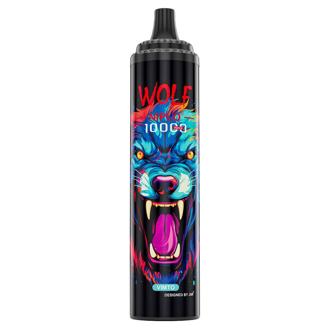 JNR Wolf Niplo 10000 Puffs Wegwerp Vape (Doos van 10)
