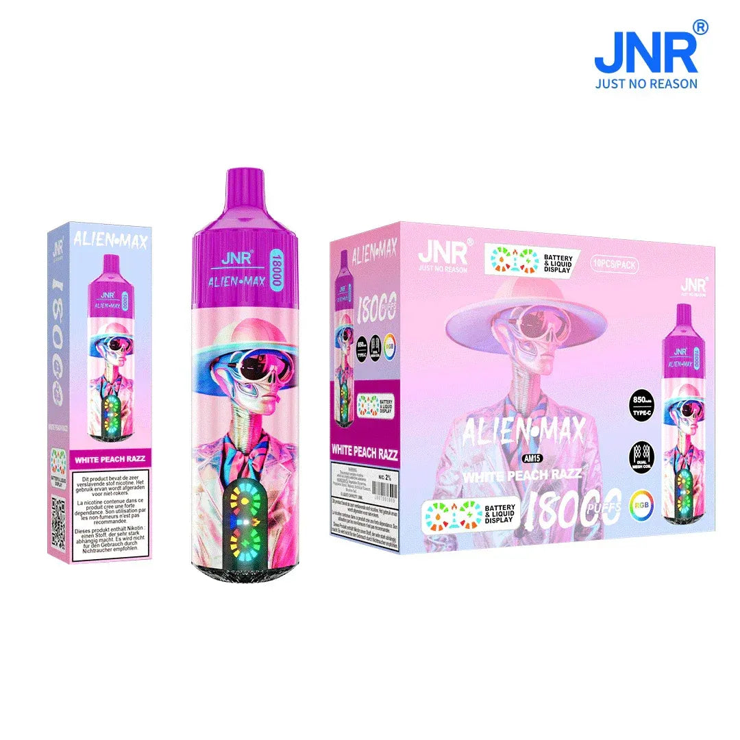 JNR Alien Max 18000 Puffs | 20+ Flavours | Euro City Vape JNR Alien Max 18000 Puffs | 20+ Flavours | Euro City Vape